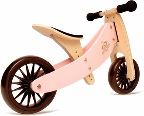 Drevené balančné odrážadlo Tiny Tot Plus 2v1 ružová