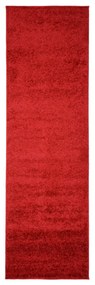 Kusový koberec Shaggy Parba červený atyp 60x200cm