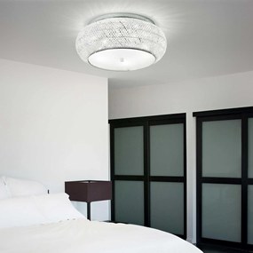 Krištáľové svietidlo IDEAL LUX Pasha PL10 Cromo 100746