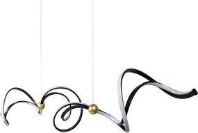 Závesné LED svietidlo Colia, 1x LED 55w, 4000k, b/g