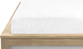 Froté plachta BASIC biela 90 x 200 cm