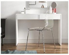 Tempo Kondela Toaletný stolík/písací stôl,  biela, VIOLET