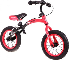 Ramiz Detské odrážadlo Boomerang SporTrike červené nácvik jazdy + variabilný rám