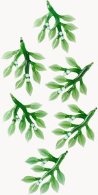 Dekorácie Mistletoe, 6 ks