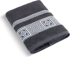 Bellatex Uterák Grécka kolekcia tmavosivá, 50 x 100 cm