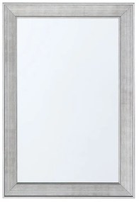 Nástenné zrkadlo 61 x 91 cm strieborné BUBRY Beliani