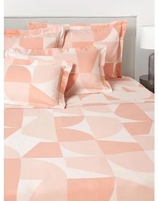 Bavlnená posteľná plachta's geometrickým vzorom Elinor