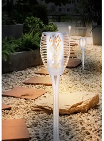 Globo 33077S - LED Solárne svietidlo SOLAR LED/3,6W/3V 1800K IP44 chróm