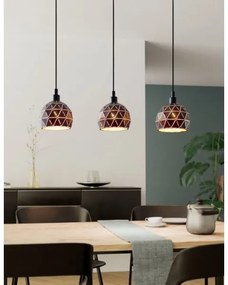 Eglo 97846 - Luster na lanku ROCCAFORTE 3xE14/40W/230V