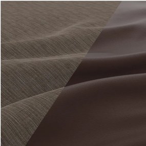 Trojmiestna rozkladacia sedačka LUNA hnedá / cappuccino