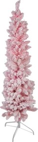 Ružový zasnežený umelý vianočný stromček Christmas Tree - 30*30*120 cm