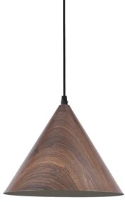 Luster na lanku BOSCO 1xE27/15W/230V hnedá