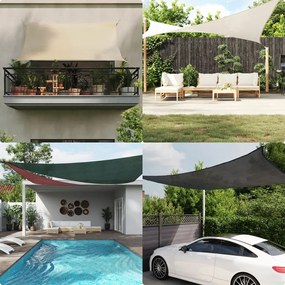 Tieniaca plachta 160 g/m² béžová 3/4x3 m HDPE