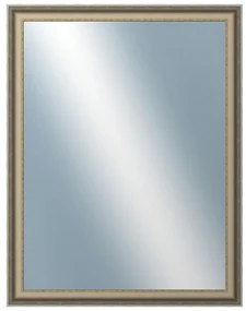 DANTIK - Zrkadlo v rámu, rozmer s rámom 70x90 cm z lišty DOPRODEJMETAL AG prehnutá veľká (3025)