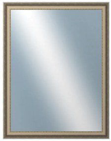 DANTIK - Zrkadlo v rámu, rozmer s rámom 70x90 cm z lišty DOPRODEJMETAL AG prehnutá veľká (3025)