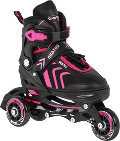 Ramiz Sada kolieskových korčúľ 4 v 1 Korčule pre deti Veľkosť 29-33 Ružová