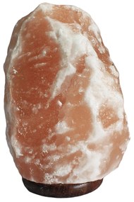 Himalájska soľná lampa s dreveným podstavcom 8-10kg