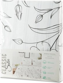 SATÉNOVÉ OBLIEČKY SPRING33 200X220 CM, 2 KS 70X80 CM KVETY