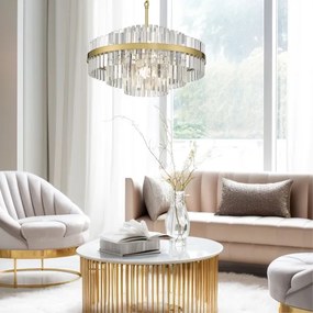 Zuma Line P0567-16A-2GAC - Luster na reťazi CONSTANTINOPLE 16xG9/28W/230V zlatá