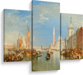 Obraz - Joseph Mallord William Turner, Venice the Dogana and San Giorgio Maggiore, reprodukcia (90x60 cm)