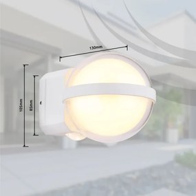 Globo 34157W - LED Vonkajšie nástenné svietidlo ILLI LED/12W/230V IP54 biela