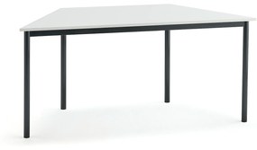 Stôl BORÅS TRAPETS, 1600x800x720 mm, laminát - biela, antracit