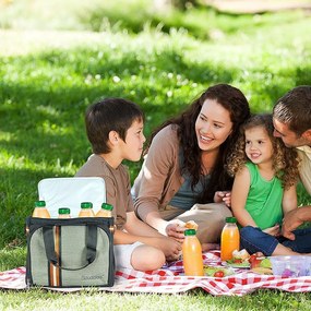 Tutumi Tutumi, vodeodporná piknik deka130x150 cm, modrá, TUR-06001