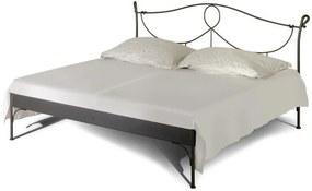 IRON-ART MODENA kanape - nadčasová kovová posteľ 140 x 200 cm, kov