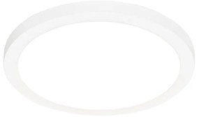 Sada 6 zapustených alebo povrchových bodových svetiel biela 30 cm vrátane LED 3-krokového stmievania do tepla - Trans