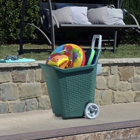 BAMA Záhradný vozík Kart BR 76L, farba čierna