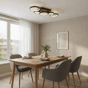 Toolight Toolight, LED stropné svietidlo, 35W, 4000K, 2000lm, APP1913-C, čierna, OSW-66060