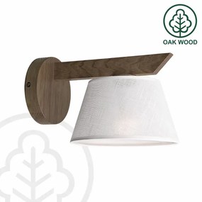 Brilagi - LED Nástenné svietidlo ANTHONY 1xE14/40W/230V dub orech/biela