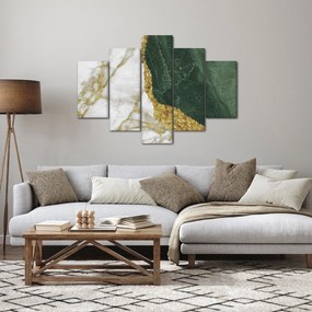 Obraz - Zelený mramor N⁰3 (150x105 cm)