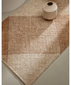 Béžovo-krémový jutový koberec 160x230 cm Maelan – Kave Home