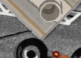Koberce Breno Kusový koberec DIAMOND KIDS 24220/95, sivá, viacfarebná,200 x 290 cm