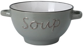 Kameninová miska na polievku Soup 650 ml zelená