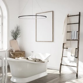 LED Luster na lanku SATURNO LED/57W/230V pr. 100 cm IP44 antracit