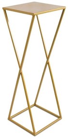 Stojan na kvety ESPIRAL 70 cm zlatý