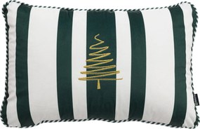 Obliečka na vankúš Green &amp; White Noel 60x40 cm