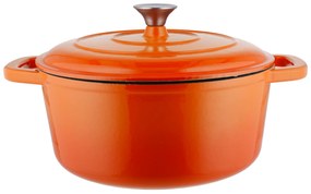 Silvercrest® Liatinový hrniec, 5,6 l (oranžová) (100393102)
