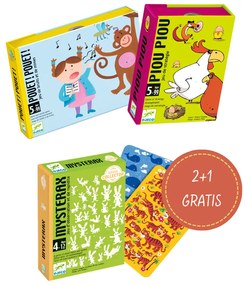 Balíček kartových hier Djeco – pre rodinné hranie