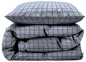 Svetlomodré obliečky na jednolôžko z bavlny Renforcé 140x200 cm Vista – Södahl