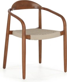 Stolička z eukalyptového dreva Kave Home Glynis