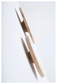 Nástenné zrkadlo s rámom z masívneho dubového dreva Gazzda Look, ⌀ 22 cm