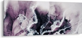 Obraz - Fialový mramor N⁰2 (120x50 cm)