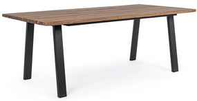 Vonkajší jedálenský stôl OSLO 200x100 Farba: Biela