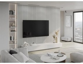 Mexen Lam-F, akustické stenové lamely 275 × 31,5 cm, filc 6 mm, biela matná, S105-275317-2812-051