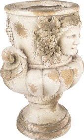 Béžový antik kvetináč v barokovom štýle Baroque - 36*38*50 cm