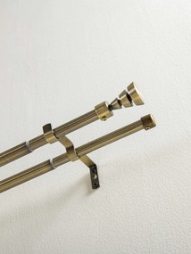 Garniža dvojradová Marco - staré zlato 160 - 300 cm
