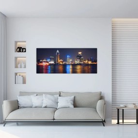 Obraz - Reflekce noci (120x50 cm)